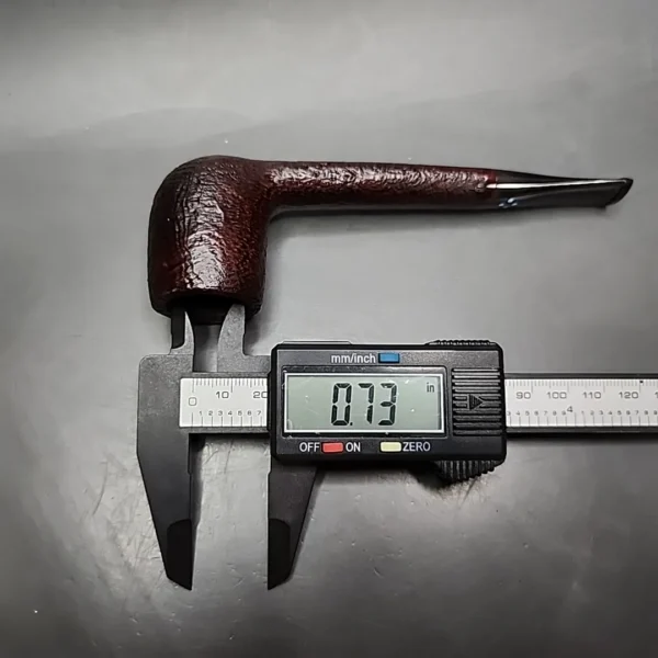 Sasieni 4 Dot Ruff Root Dark Sandblasted Canadian Estate Briar Pipe, French Estates - Image 11