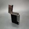 S.T. Dupont Line 2 Natural Black Lacquer Lighter with Palladium Finish - Image 11