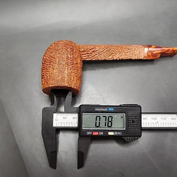 2003 JT Cooke Sandblasted Large Lovat Estate Briar Pipe, American Estates - Image 11