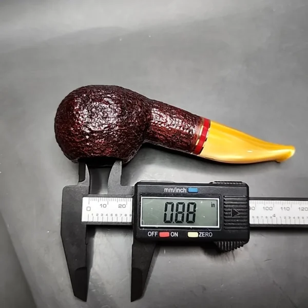 Savinelli 2024 Saint Nicholas 320 KS Rusticated Author Briar Pipe, 6mm, New - Image 11