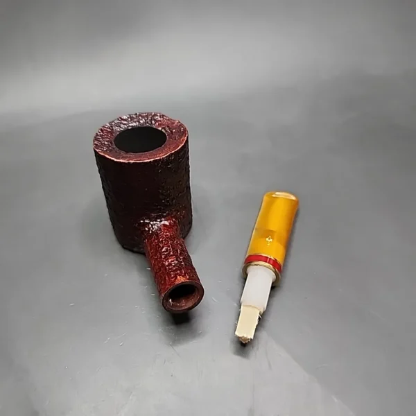 Savinelli 2024 Saint Nicholas 311 KS Rusticated Poker Briar Pipe, 6mm, New - Image 11