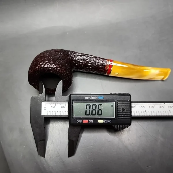 Savinelli 2024 Saint Nicholas 316 KS Rusticated Pot Briar Pipe, 6mm, New - Image 11