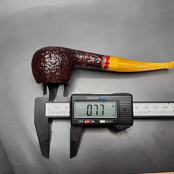 Savinelli 2024 Saint Nicholas 315 KS Rusticated Prince Briar Pipe, 6mm, New - Image 11