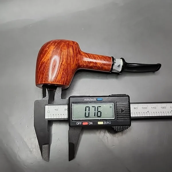 Design Berlin Strassbourg Smooth Sitter Estate Briar Pipe Unsmoked, 9mm - Image 11