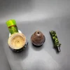 Mutcat Green Calabash Handmade Pipe, New - Image 11