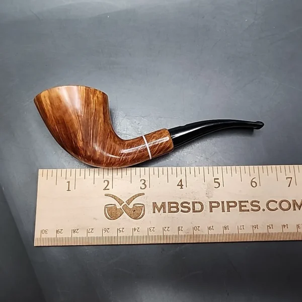 Claudio Cavicchi C Grade Smooth Horn Estate Briar Pipe, Italian Estates - Image 11