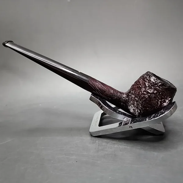 1933 Patent Era Dunhill Shell 112 Sandblasted Apple Estate Briar Pipe, English Estates - Image 11