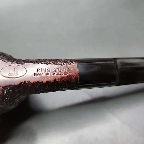 2002 Dunhill Ring Grain 4203 Saddle Billiard Estate Briar Pipe, English Estates - Image 11