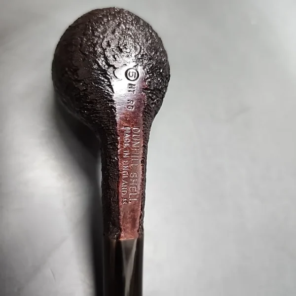 1993 Dunhill Shell Ring Grain Hand Turned Grp 5 Pot Estate Briar Pipe, English Estates - Image 11