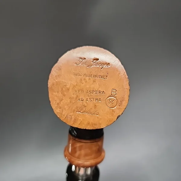 Ser Jacopo Delecta S1 Sandblasted Cherrywood Estate Briar Pipe, Italian Estates - Image 11