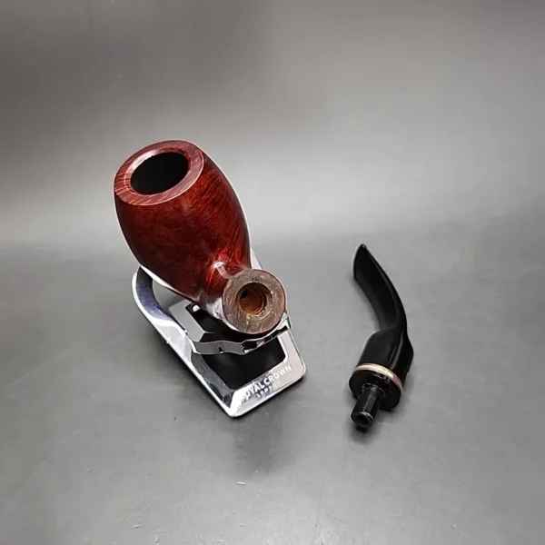 Thomas Cristiano Smooth Bent Brandy Estate Briar Pipe, Unsmoked - Image 11