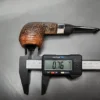 Peterson Kildare Partially Rusticated Bulldog Estate Briar Pipe, Irish Estates - Image 11