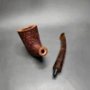 Dave Neeb Rusticated Dublin Handmade Briar Pipe, New - Image 11