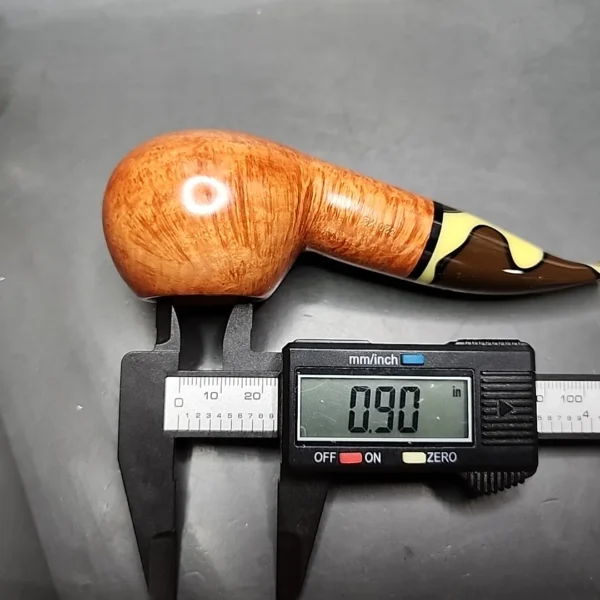 Savinelli Paloma 320 KS Smooth Bent Author Briar, 6mm, New - Image 11