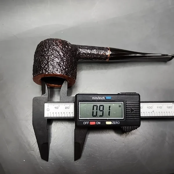 Savinelli Oscar Aged Briar 115 KS Rusticated Pot Estate Briar Pipe, Italian Estates - Image 11