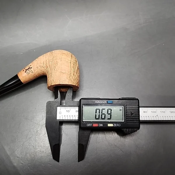 Morgan Bones Small Bent Billiard Briar Pipe, New - Image 11