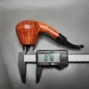 Design Berlin Rico's-04 Smooth Brandy Estate Briar Pipe Unsmoked, 9mm - Image 12