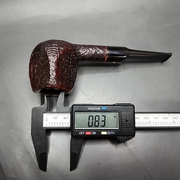 1988 Ashton Pebble Grain XXX Panel Billiard Estate Briar Pipe, English Estates - Image 12