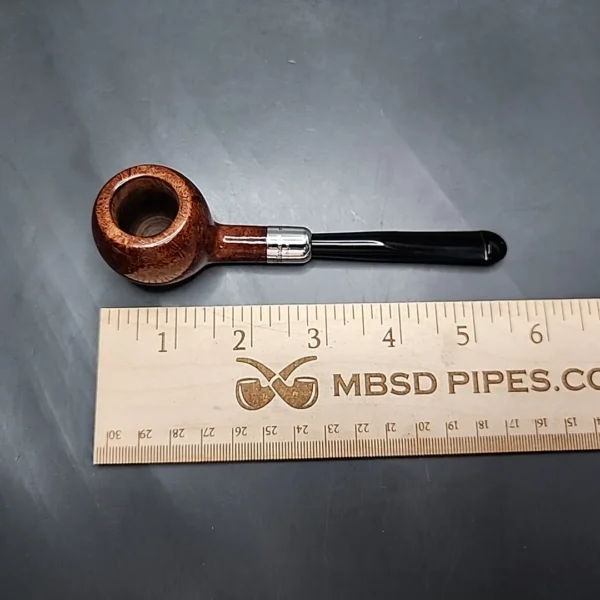 Pre-2003 Peterson Silver Mounted Army 407 Smooth Prince Estate Briar Pipe, Irish Estates - Image 12