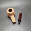Pipe Tristan Rusticated Shape 55 Handmade Briar Pipe, New - Image 12