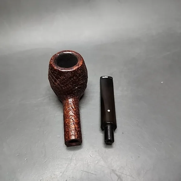 1956 Dunhill Shell K 4S Sandblasted Apple Estate Briar Pipe, English Estates - Image 12