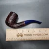 Savinelli Unica U61 Rusticated Bent Billiard Briar Pipe, 6mm, New - Image 12