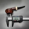 Pipe Tristan Smooth Swedish Bulldog Handmade Briar Pipe, New - Image 12