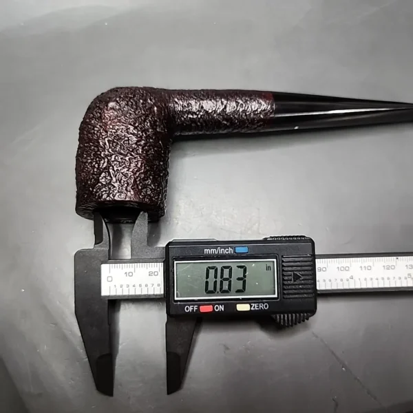 1960 Dunhill Shell ODA 835 Sandblasted Billiard Estate Briar Pipe, English Estates - Image 12