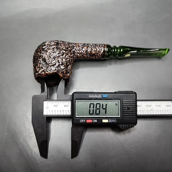 Jobey Stromboli 335 Rusticated Apple Estate Briar Pipe, American Estates - Image 12
