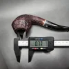 2001 JT Cooke Sandblasted Rhodesian Estate Briar Pipe, American Estates - Image 12