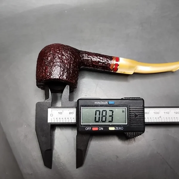 Savinelli 2024 Saint Nicholas 121 KS Rusticated Pot Briar Pipe, 6mm, New - Image 12