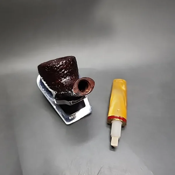 Savinelli 2024 Saint Nicholas 316 KS Rusticated Pot Briar Pipe, 6mm, New - Image 12