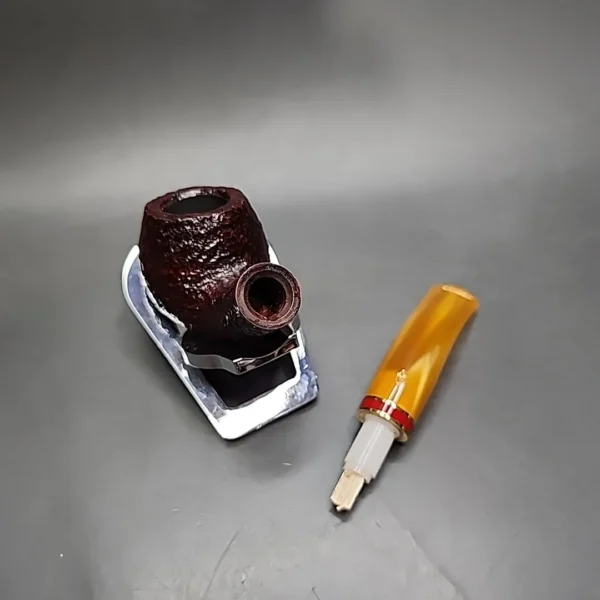 Savinelli 2024 Saint Nicholas 646 KS Bent Apple Briar Pipe, 6mm, New - Image 12