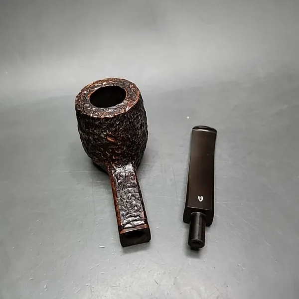 Astleys Rusticated Square Shank Billiard Estate Briar Pipe, English Estates - Image 12