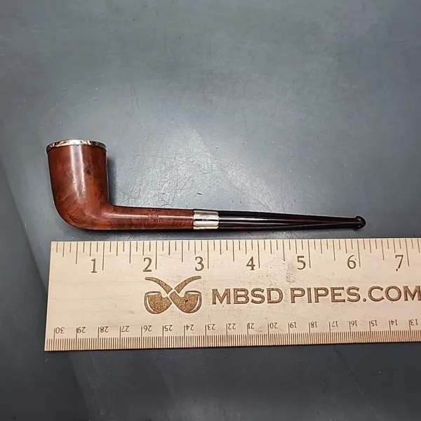 Pre-Kaywoodie KBB Blue Line Bakelite Gold Mounted Dublin Estate Briar Pipe, Unsmoked - Image 12