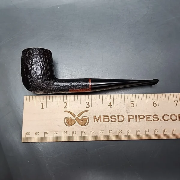 1992 Tsuge Ikebana Sandblasted Billiard Estate Briar Pipe, Japanese Estates - Image 12