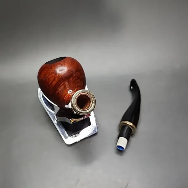 Vauen 3213 Smooth Bent Pear Estate Briar Pipe, Unsmoked, 9mm - Image 12
