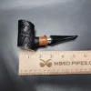 Ser Jacopo Delecta S1 Sandblasted Cherrywood Estate Briar Pipe, Italian Estates - Image 12