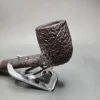 2008 Jody Davis Friar C Sandblasted Lumberman Estate Briar Pipe, American Estates - Image 13