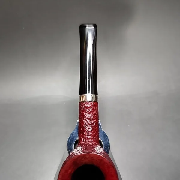2008 Dunhill Ruby Bark 5103 Sandblasted Billiard Estate Briar Pipe, English Estates - Image 12