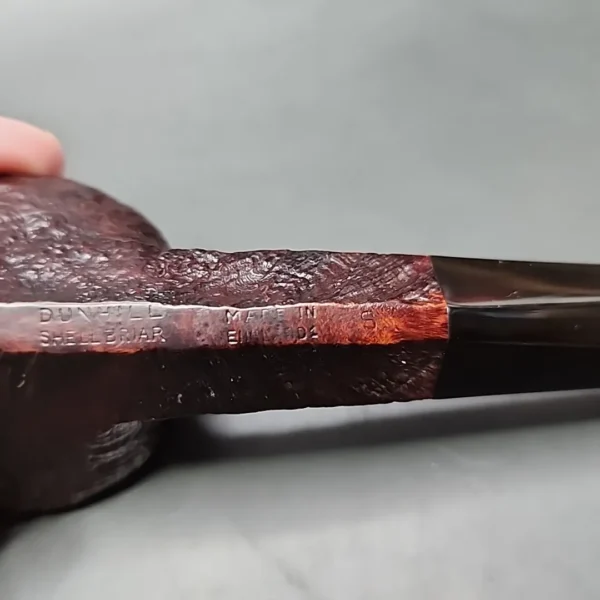 1961 Dunhill Shell ODA 838 Squat Bulldog Estate Briar Pipe, English Estates - Image 11