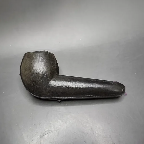 19th c. CPF Smooth Bulldog w/ Amber Stem, Antique Briar Pipe, Unsmoked - Image 13