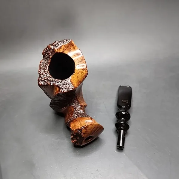 Preben Holm Fancy Sandblasted Freehand Estate Briar Pipe, Danish Estates - Image 13