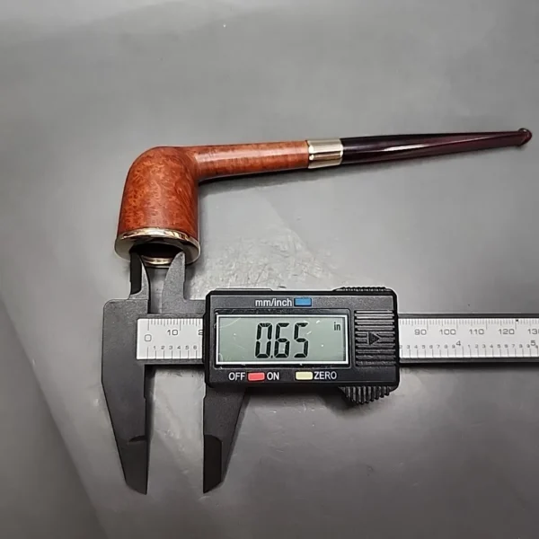 Pre-Kaywoodie KBB Blue Line Bakelite Gold Mounted Dublin Estate Briar Pipe, Unsmoked - Image 13
