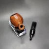 WO Larsen Straight Grain F Smooth Apple Estate Briar Pipe, Danish Estates - Image 13
