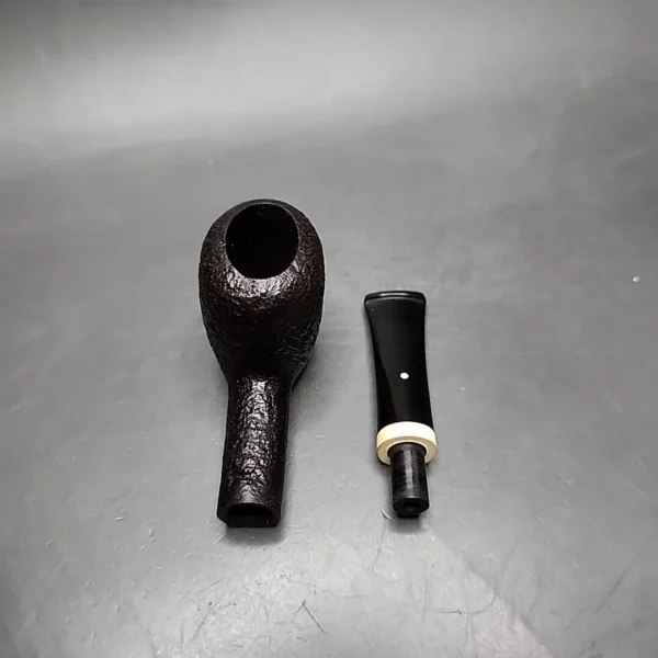 1976 Dunhill Shell Briar 41ED Sandblasted Opera Estate Briar Pipe, English Estates - Image 13