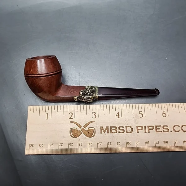 Pre-Kaywoodie KBB Blue Line Bakelite Straight Bulldog Estate Briar Pipe, Unsmoked - Image 13