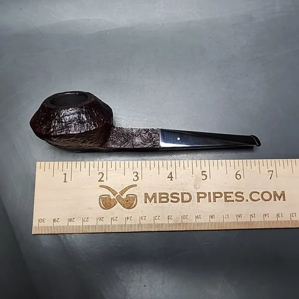 1961 Dunhill Shell ODA 838 Squat Bulldog Estate Briar Pipe, English Estates - Image 12