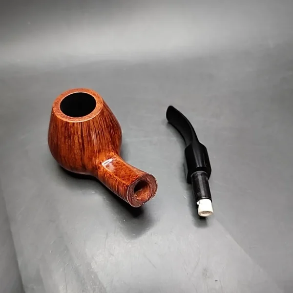 Design Berlin Rico's-04 Smooth Brandy Estate Briar Pipe Unsmoked, 9mm - Image 13