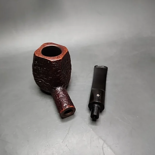 1988 Ashton Pebble Grain XXX Panel Billiard Estate Briar Pipe, English Estates - Image 13